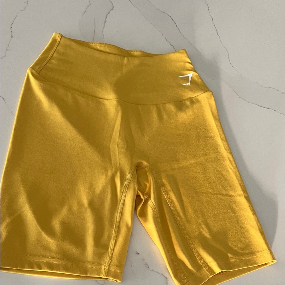 Gymshark Yellow Women's Bike Shorts